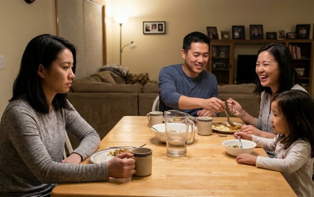 Vợ cũ của chồng thường xuyên đến ăn cơm rồi ngủ lại, viện cớ chăm con