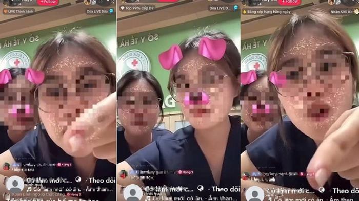 2 sinh viên thực tập tại BVĐK Đức Giang bị trả về trường sau livestream TikTok dọa "tiêm thuốc độc"
