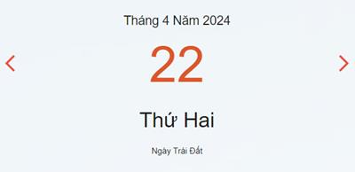 Lịch âm 22/4 - Âm lịch hôm nay 22/4 nhanh chóng, chính xác - lịch vạn niên 22/4/2024