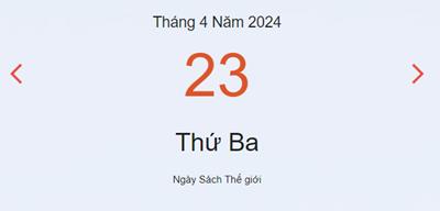 Lịch âm 23/4 - Âm lịch hôm nay 23/4 nhanh chóng, chính xác - lịch vạn niên 23/4/2024