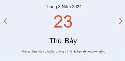 Lịch âm 23/3 - Âm lịch hôm nay 23/3 nhanh và chính xác - lịch vạn niên 23/3/2024