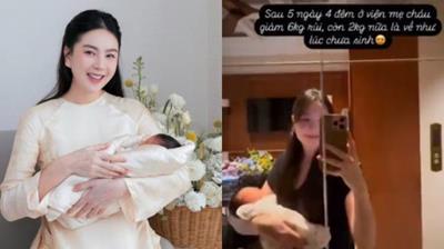 MC Mai Ngọc tiết lộ cuộc sống ở cữ tại nhà chồng