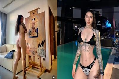 Full video em gái Thủy Tạ 2002 bướm xinh xăm kín người