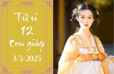 Tử vi 12 con giáp ngày 3/5: Tý khó khăn, Thìn chậm trễ