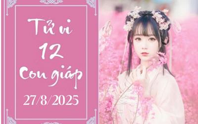 Tử vi 12 con giáp ngày 27/8: Thìn ổn định, Tỵ khó khăn