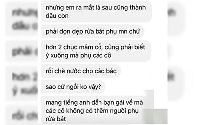 Dân mạng tranh cãi chuyện cô gái không chịu rửa bát khi ra mắt nhà bạn trai