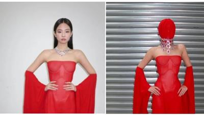 Jennie diện chiếc váy gây sốt
