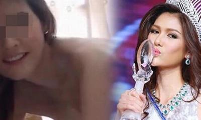 Rò rỉ clip nóng nghi của Hoa hậu Thái Lan gây chấn động