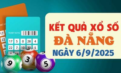 XSDNA 6/9/2025 - Kết quả xổ số Đà Nẵng hôm nay 6/9/2025