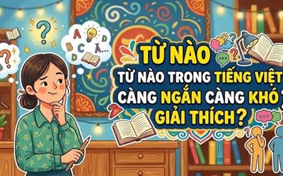 Từ nào trong tiếng Việt càng ngắn càng khó giải thích?