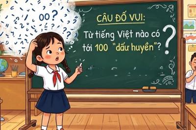 Từ tiếng Việt nào có tới 100 'dấu huyền'?