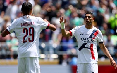 PSG đánh bại đội bóng Mỹ, Atletico Madrid thắng vẫn bị loại