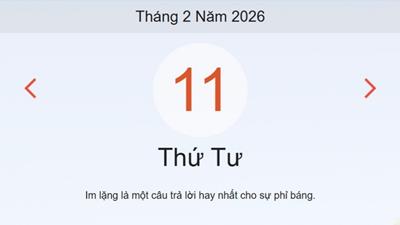 Xem lịch âm dương hôm nay 11/2