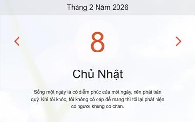 Xem lịch âm dương hôm nay 8/2