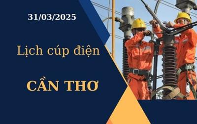 Lịch cúp điện hôm nay tại Trà Vinh ngày 31/03/2025 cập nhật mới nhất