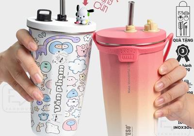 Review Ly giữ nhiệt Tyeso Wonder 600ml