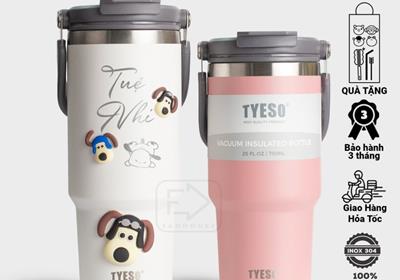 Review Ly giữ nhiệt cao cấp Tyeso V2 900ml