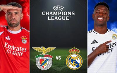 Nhận định bóng đá hôm nay (17-2): Galatasaray vs Juventus, Benfica vs Real Madrid