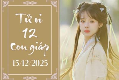 Tử vi 12 con giáp ngày 15/12: Dậu tài lộc, Tuất gặp thử thách