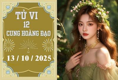Tử vi 12 cung hoàng đạo ngày 13/10/2025: Xử Nữ phấn đấu, Bọ Cạp gặp thử thách