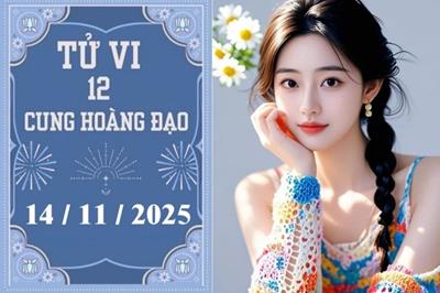 Tử vi 12 cung hoàng đạo ngày 14/11/2025: Bạch Dương thuận lợi, Cự Giải tự tin