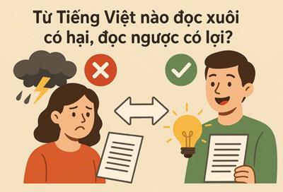 Từ Tiếng Việt nào đọc xuôi có hại, đọc ngược có lợi?