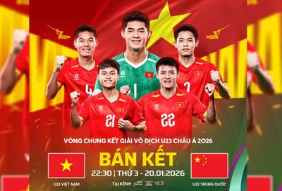 Cách xem U23 Việt Nam vs U23 Trung Quốc