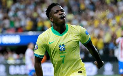 Copa America 2024: Vinicius tỏa sáng lập cú đúp, Brazil thắng đậm Paraguay