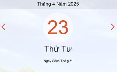 Lịch âm 23/4 - Âm lịch hôm nay 23/4 chính xác - lịch vạn niên ngày 23/4/2025