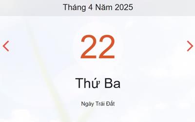 Lịch âm 22/4 - Âm lịch hôm nay 22/4 chính xác - lịch vạn niên ngày 22/4/2025