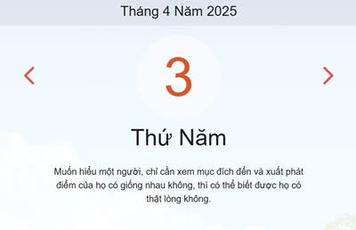 Lịch âm 3/4 - Âm lịch hôm nay 3/4 chính xác nhất - lịch vạn niên ngày 3/4/2025