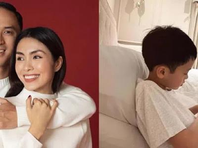 Tăng Thanh Hà lần đầu khoe cận mặt con trai đầu khi mới sinh, quý tử 'thừa hưởng' nét đẹp từ ba mẹ