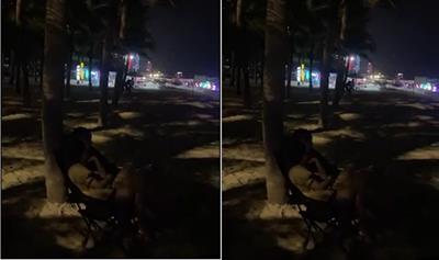 Biển Đà Nẵng tối nay "mãnh liệt" quá