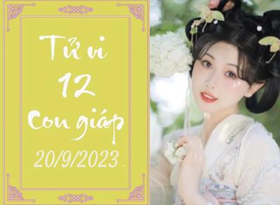 Tử vi 12 con giáp hôm nay ngày 20/9/2023: Mão hanh thông, Tý hướng nội