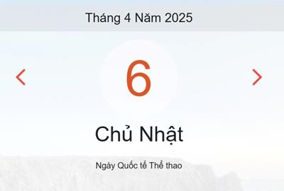 Lịch âm 6/4 - Âm lịch hôm nay 6/4 - lịch vạn niên ngày 6/4/2025
