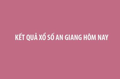 Kết quả xổ số An Giang hôm nay 28/5/2026 - XSAG ngày 28/5 - XSAG 28/5