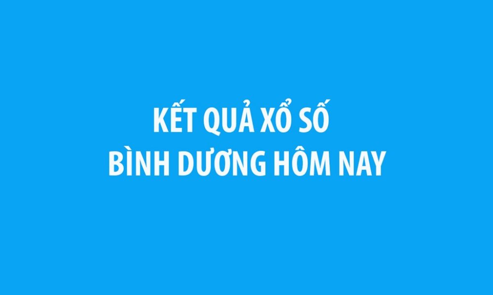 Kết quả xổ số Bình Dương hôm nay 29/5/2026 - XSBD ngày 29/5 - XSBD 29/5