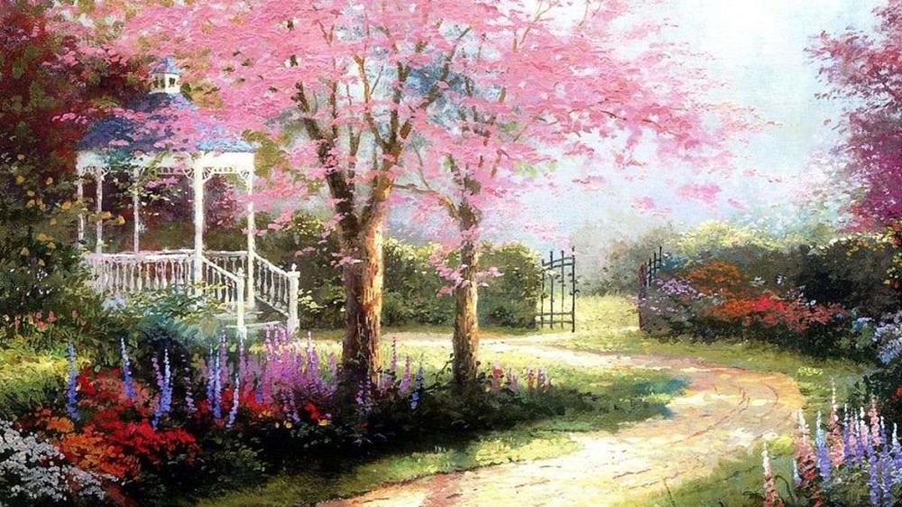 Tranh phong cảnh sơn dầu thiên nhiên