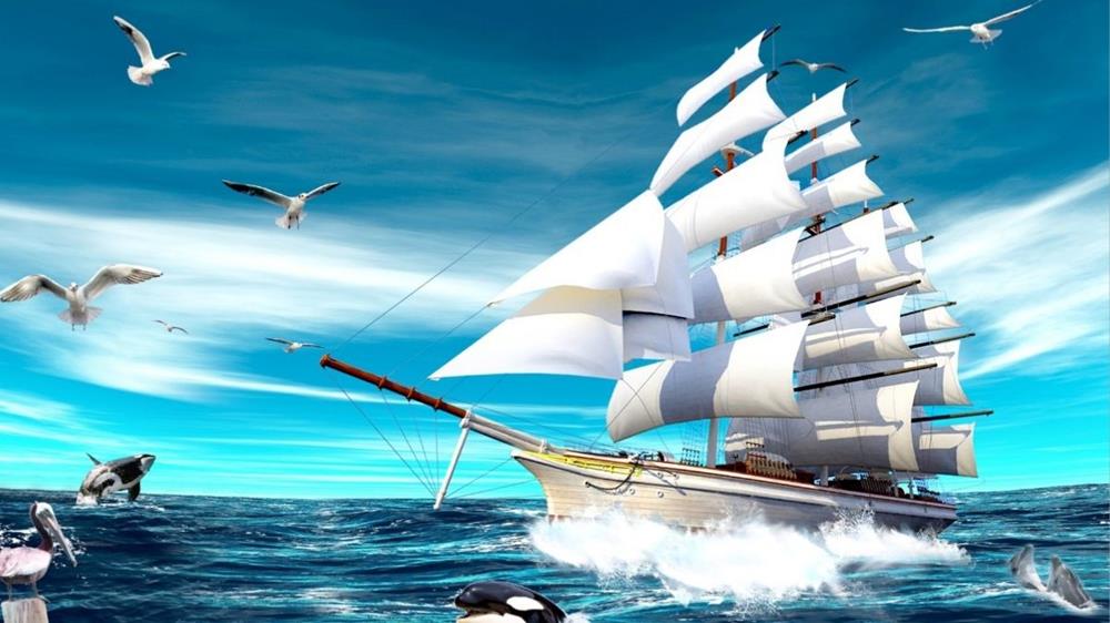 Mẫu tranh phong cảnh biển