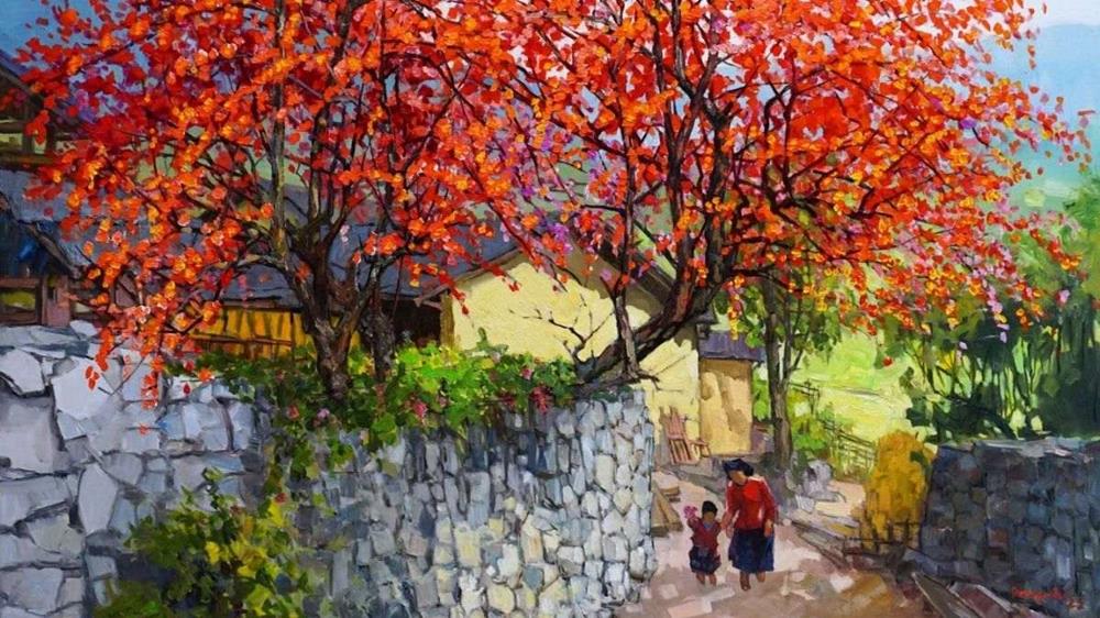 Tranh phong cảnh sơn dầu