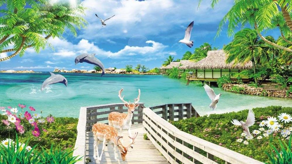 Tranh phong cảnh 3D