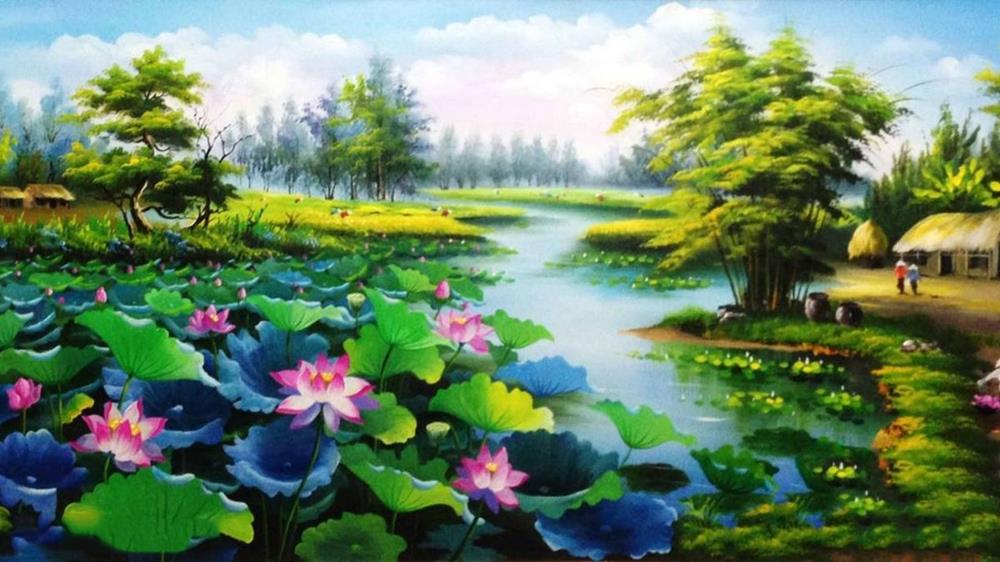 Bức tranh phong cảnh Việt Nam đẹp nhất