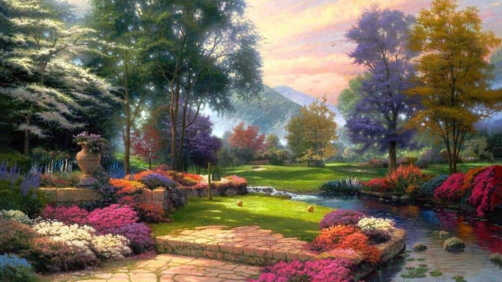 Tranh phong cảnh sơn dầu