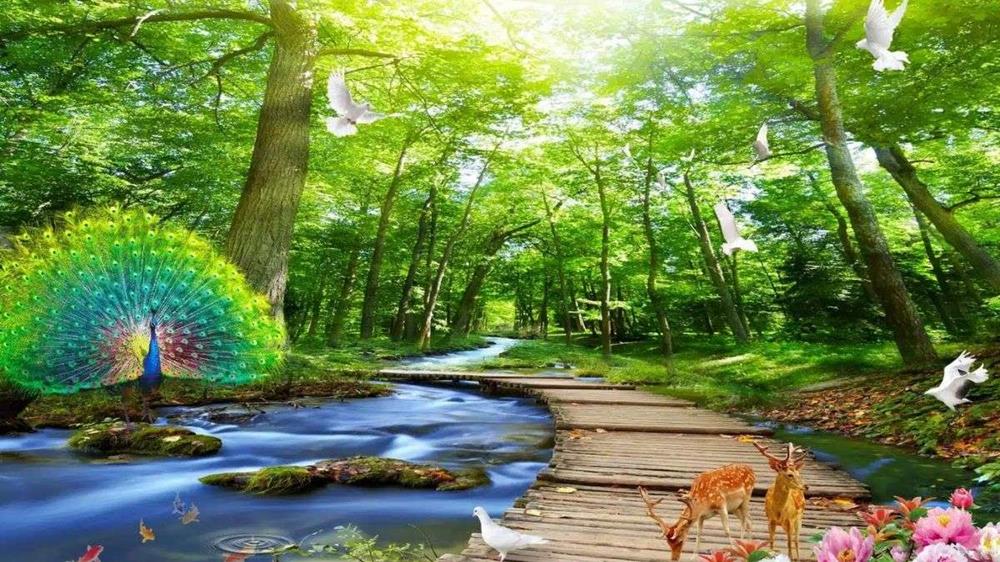 Tranh phong cảnh 3D ấn tượng