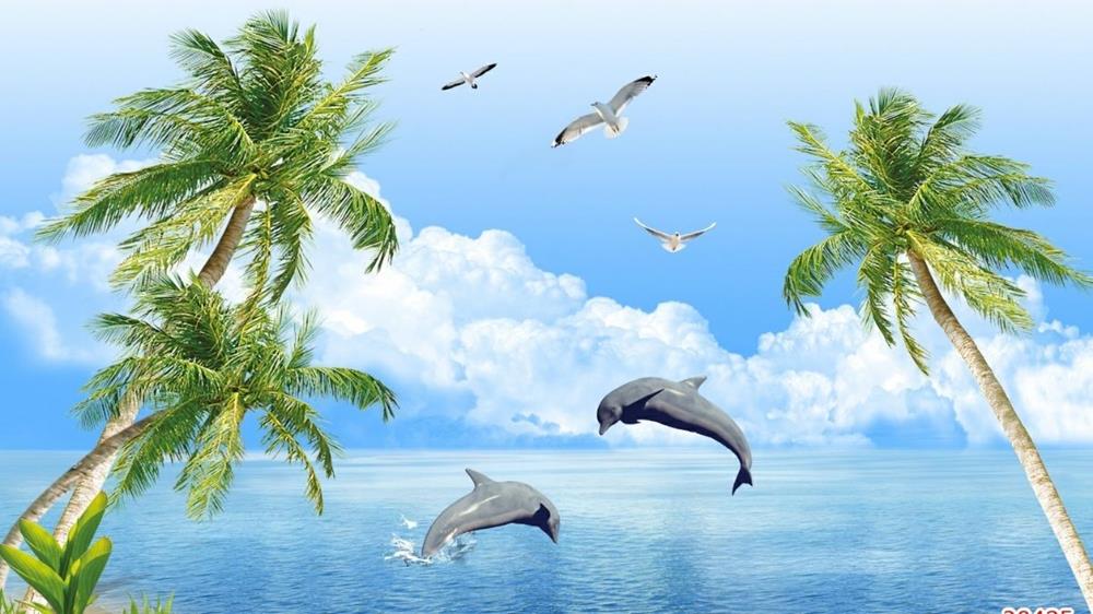 Tranh phong cảnh biển hùng vĩ