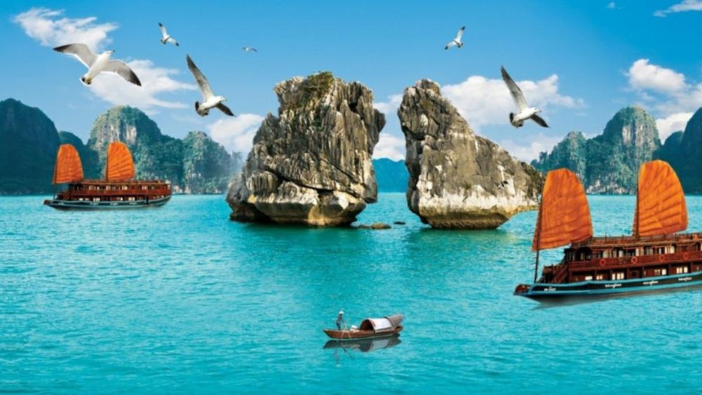 Tranh phong cảnh biển hùng vĩ