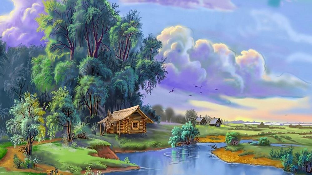 Tranh phong cảnh sơn dầu