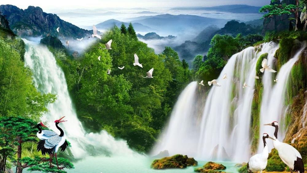 Tranh phong cảnh rừng núi