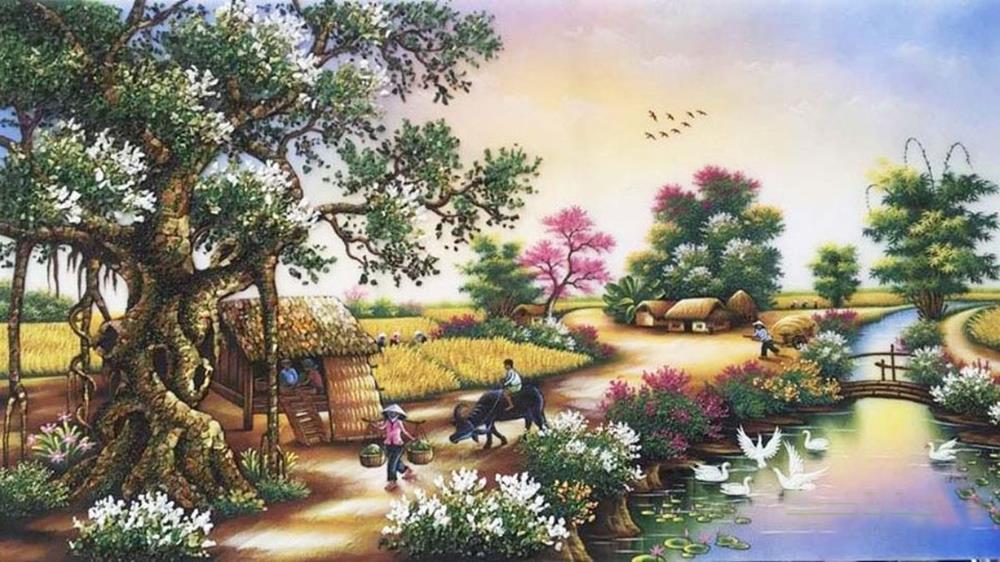 Bức tranh phong cảnh Việt Nam đẹp nhất