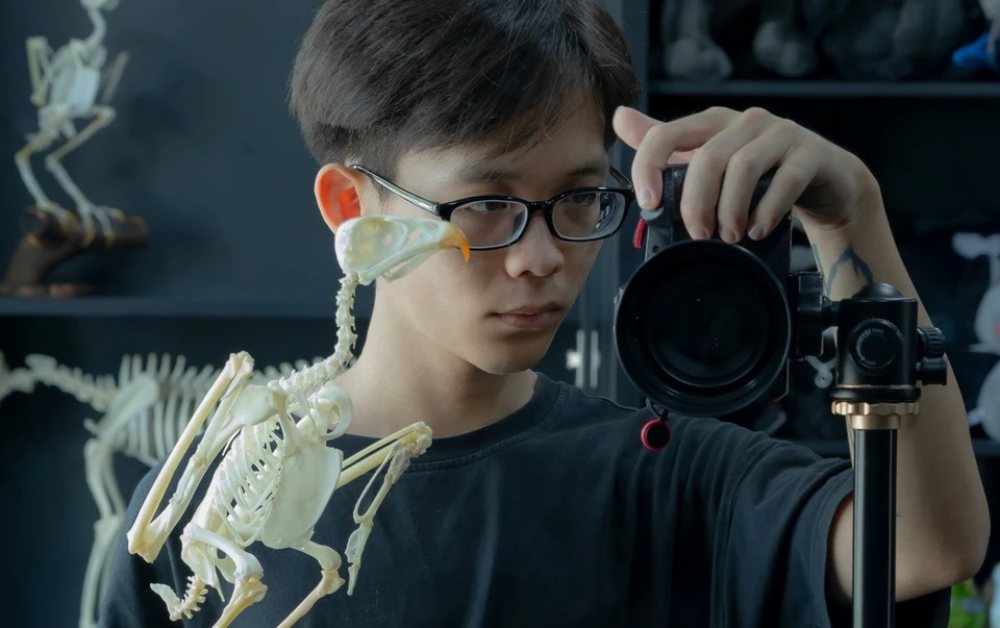 Trịnh Quang Nhã theo đuổi nghệ thuật làm tiêu bản xương từ năm 2020 đến nay.